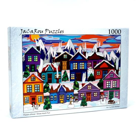 Puzzle Jacarou Neige très Aamusante de 1000 Pièces Puzzle Jacarou Neige très Aamusante de 1000 Pièces