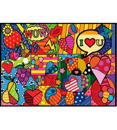 Puzzle Jacarou Pop Art Inspiration de 1000 Pièces