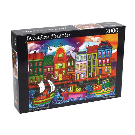 Puzzle Jacarou Port de Pêche de 2000 Pièces Puzzle Jacarou Port de Pêche de 2000 Pièces