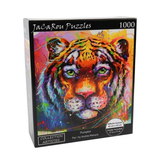 Puzzle Jacarou Tigre Pumpkin de 1000 Pièces