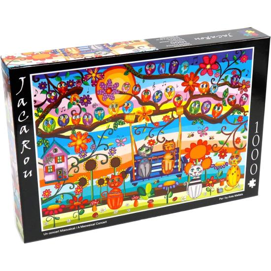 Puzzle Jacarou Un Concert Miaousical de 1000 Pièces