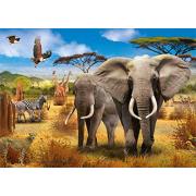 Puzzle Jumbo Animaux de la savane africaine 500 pièces