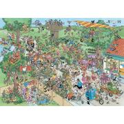 Puzzle Jumbo Observation des Oiseaux dans le Grand Jardin 1000 p
