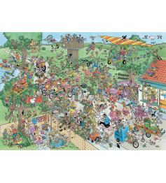 Puzzle Jumbo Observation des Oiseaux dans le Grand Jardin 1000 p