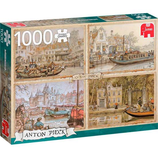 Jumbo Puzzle Bateaux fluviaux 1000 pièces