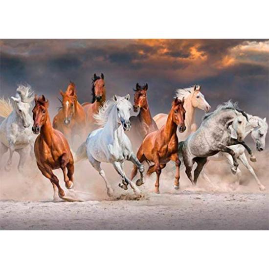 Puzzle géant Chevaux du désert 1000 pièces