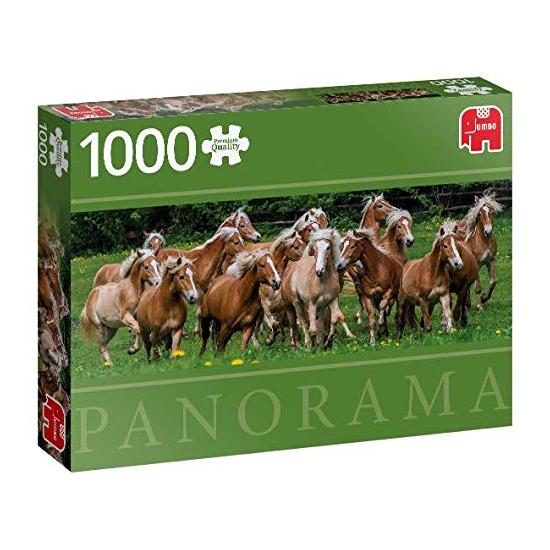 Puzzle Jumbo Chevaux dans le pré 1000 pièces
