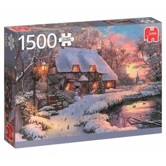 Puzzle Jumbo Cabane d'hiver 1500 pièces