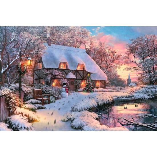 Puzzle Jumbo Cabane d'hiver 1500 pièces