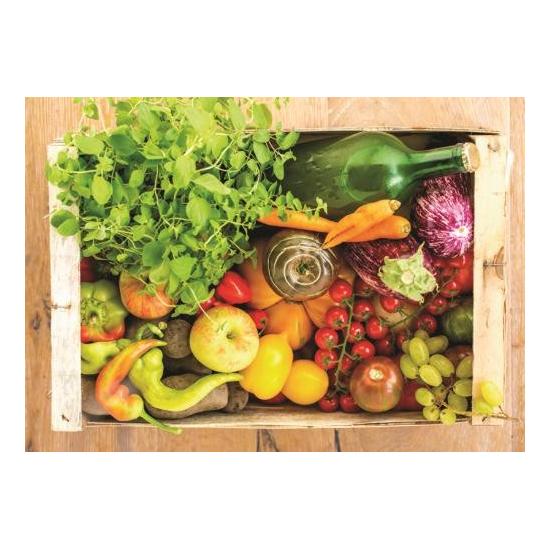 Jumbo Puzzle Boîte de Légumes et Fruits 500 Pièces