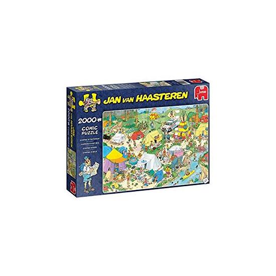 Camping dans la forêt Jumbo Puzzle 2000 pièces