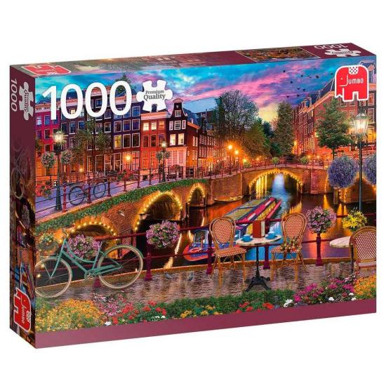 Jumbo Puzzle Canaux d'Amsterdam 1000 pièces