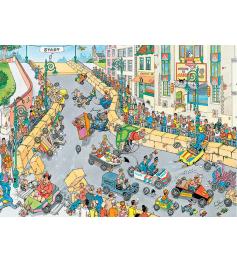 Puzzle géant de 1000 pièces de course de boîtes à savon