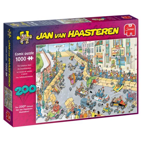 Puzzle géant de 1000 pièces de course de boîtes à savon Puzzle géant de 1000 pièces de course de boîtes à savon