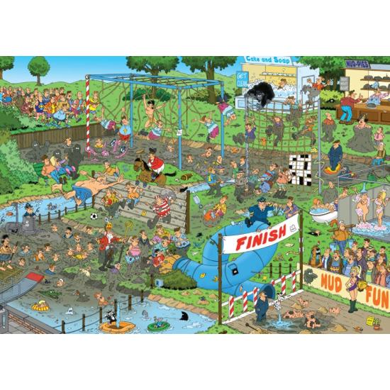 Jumbo Race in the Mud Puzzle 1000 pièces