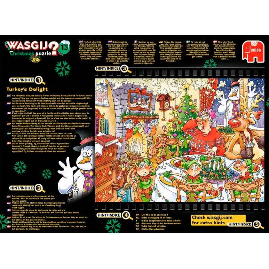 Puzzle Jumbo Noël Dîner de Noël 1000 pièces