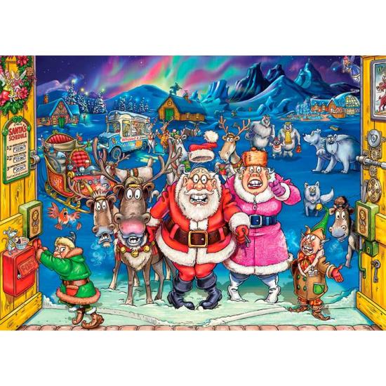 Jumbo Puzzle Noël Inspecteur Elfe 1000 pièces