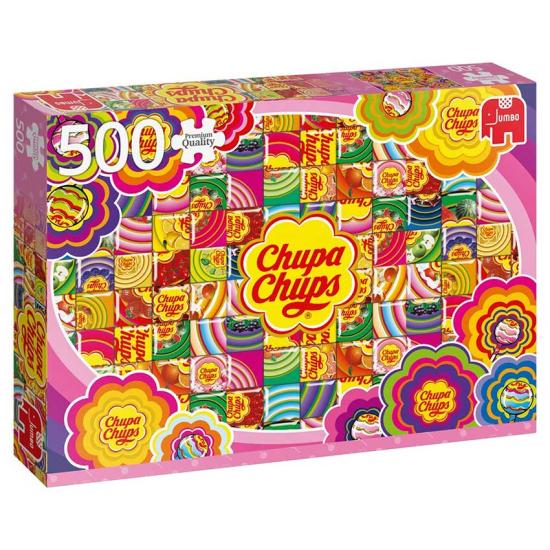 Chupa Chups Jumbo Puzzle, coloré 500 pièces