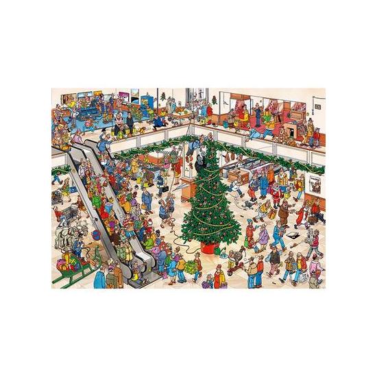 Puzzle Jumbo Shopping des Fêtes 2 x 1000 pièces