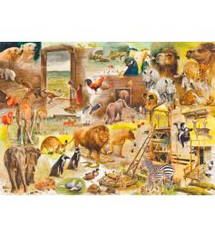 Puzzle Jumbo Construction Arche de Noé 1000 pièces