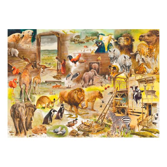 Puzzle Jumbo Construction Arche de Noé 1000 pièces