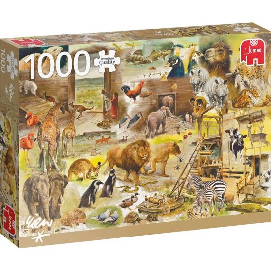 Puzzle Jumbo Construction Arche de Noé 1000 pièces