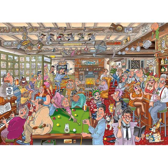 Destiny Billiards at the Café Puzzle Jumbo 1000 pièces