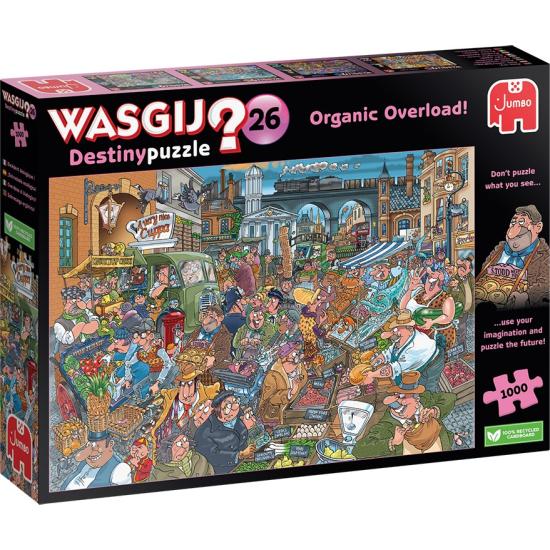 Puzzle Jumbo Wasgij Destiny Surcharge organique 1000 pièces Puzzle Jumbo Wasgij Destiny Surcharge organique 1000 pièces