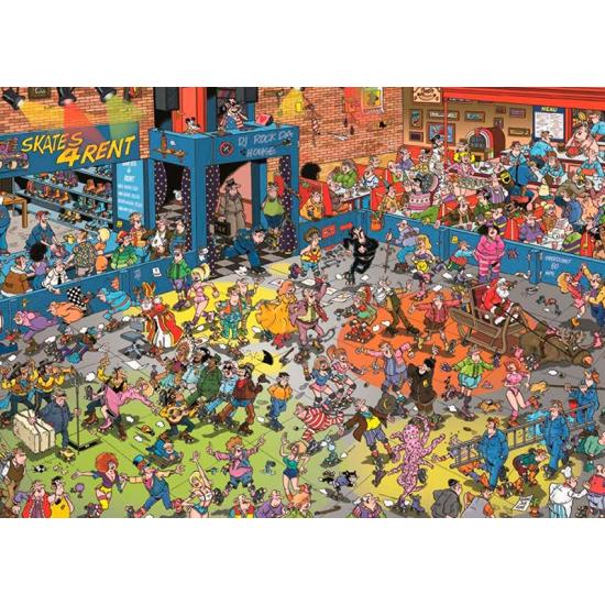 Jumbo Puzzle Disco sur Patins 1000 Pièces