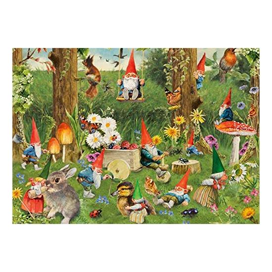 Puzzle Jumbo La Forêt des Gnomes 1000 pièces
