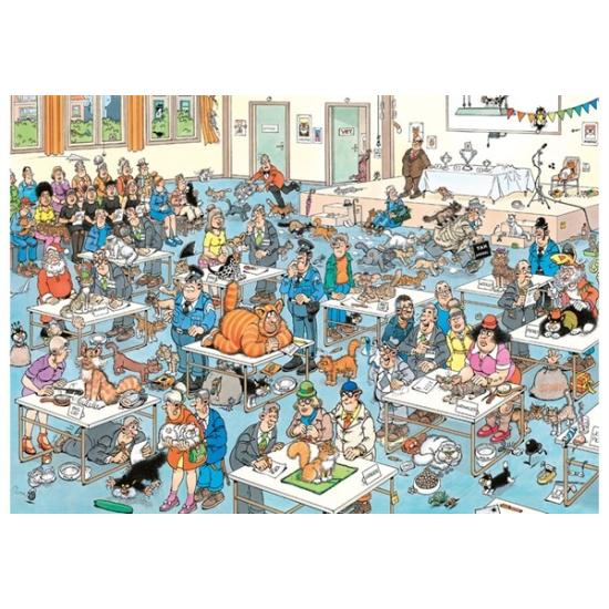 Puzzle Jumbo Le Spectacle des Chats 1000 pièces