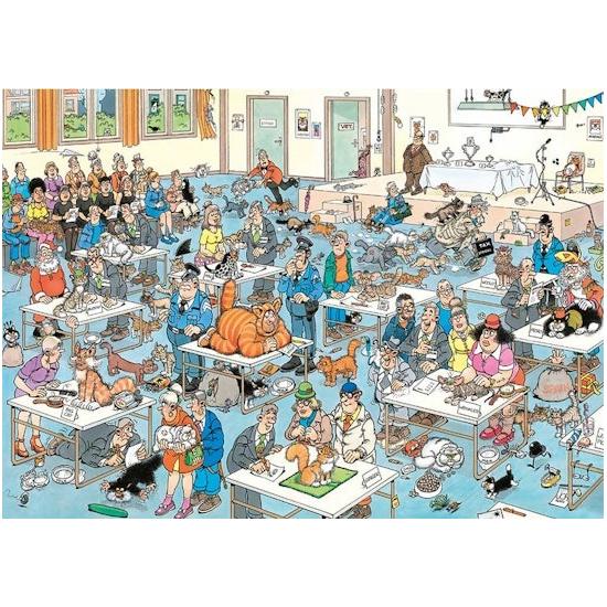 Puzzle Jumbo Le Spectacle des Chats 2000 pièces