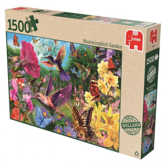 Le puzzle géant du jardin des colibris 1500 pièces