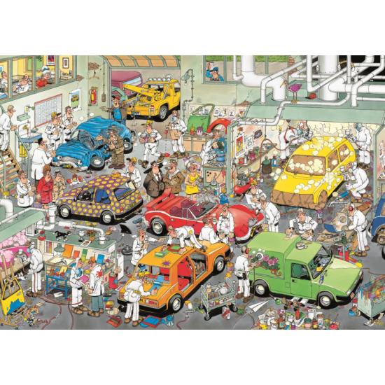 Puzzle Jumbo L'atelier de tôlerie et de peinture 500 pièces