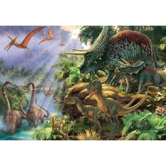 Puzzle Jumbo La Vallée des Dinosaures 1000 pièces