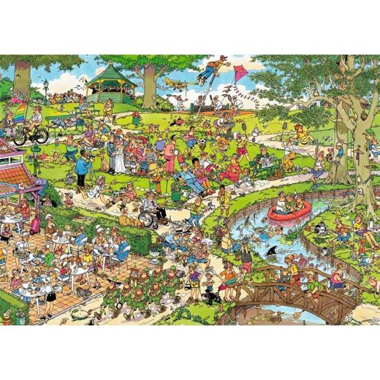 Puzzle Jumbo Dans le Parc 500 pièces XXL