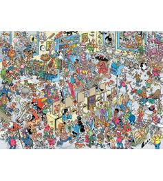 Puzzle Jumbo Chez le Barbier 1000 pièces