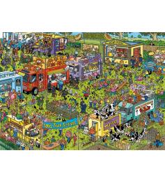 Puzzle géant de 1500 pièces du festival des camions de nourr