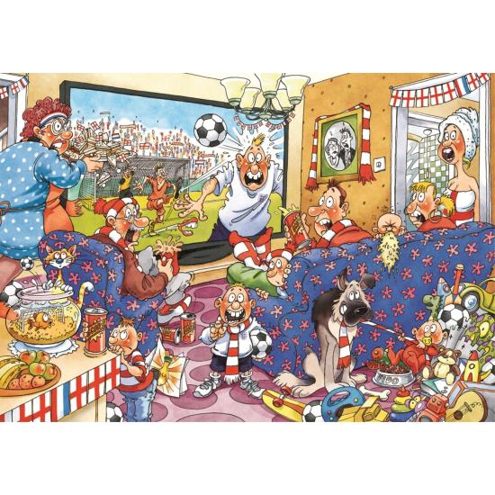 Puzzle Jumbo Football Fever 2 x 1000 pièces