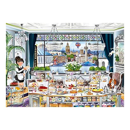 Puzzle géant 1000 pièces London Tea Party