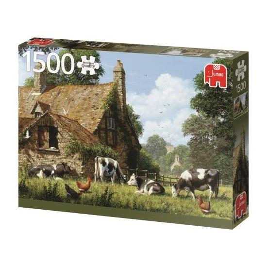 Puzzle géant de la ferme des vaches 1500 pièces