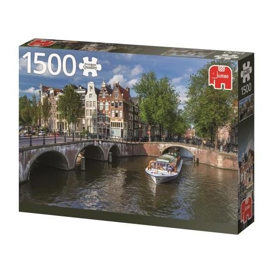 Puzzle Jumbo Herengracht, Amsterdam 1500 pièces