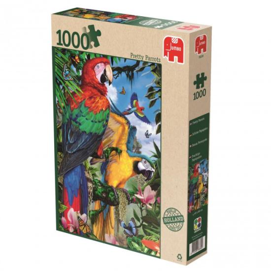 Puzzle Jumbo Beaux Perroquets 1000 Pièces