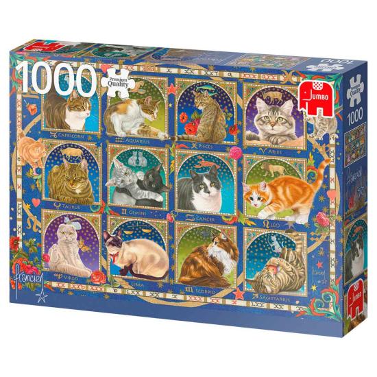 Puzzle Jumbo Horoscope Chats 1000 pièces