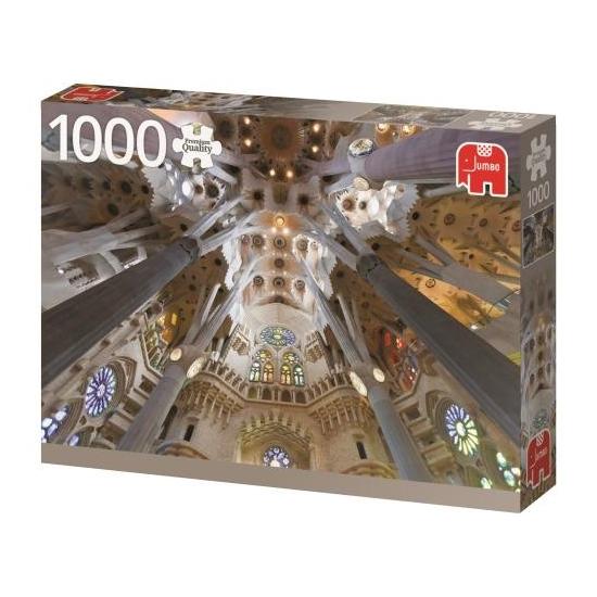 Puzzle Jumbo intérieur de la Sagrada Familia 1000 pièces