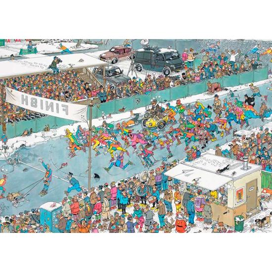 Jumbo Puzzle Plaisirs d'hiver 2 x 1000 pièces