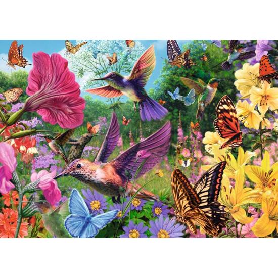 Puzzle Jumbo Jardin Colibri 500 pièces XXL Puzzle Jumbo Jardin Colibri 500 pièces XXL