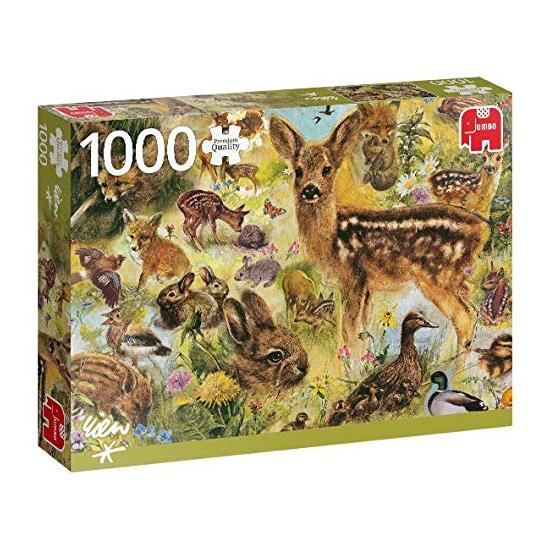 Puzzle Jumbo Jeunes Animaux Sauvages 1000 Pièces
