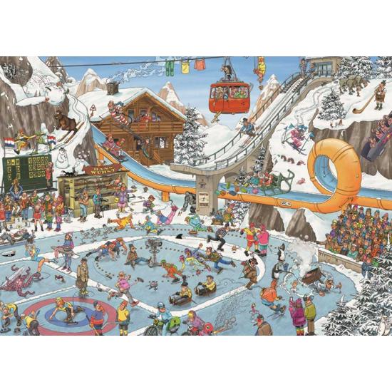 Jumbo Puzzle Jeux d'hiver 1000 pièces