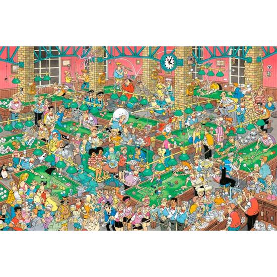 Puzzle Jumbo Jouons au Billard 1500 Pièces